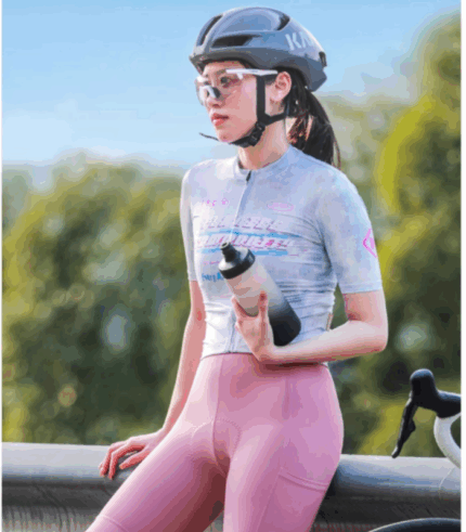 Women's Cycling Shorts with Pockets and Suspenders